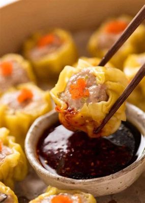  Suzhou-tyylinen Siu Mai -  Herkullinen höyryä pursuava täyte ja raikas umami-pisto!